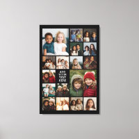17 Photo Collage and Text - Can Edit Black