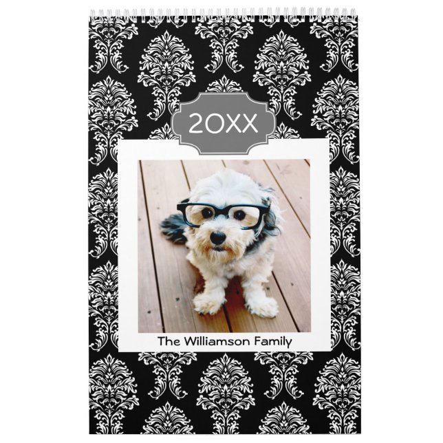 17 Photo Collage - Colourful Patterns - Family Calendar (Cover)