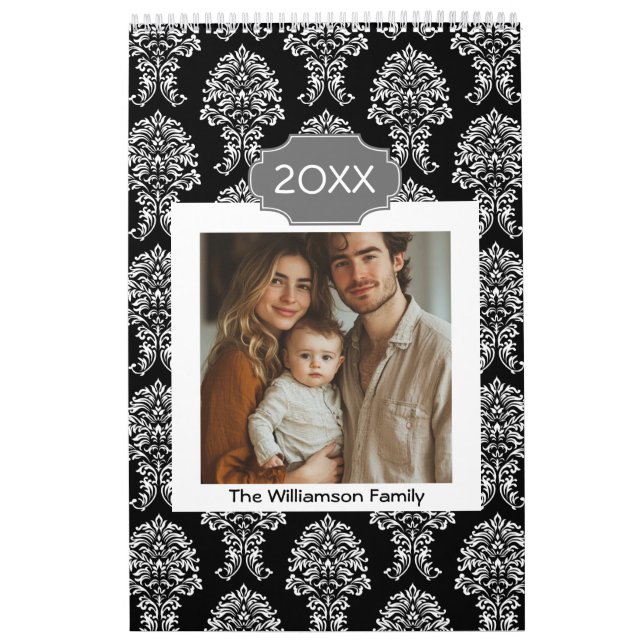 17 Photo Collage - Colourful Patterns - Family Calendar (Cover)