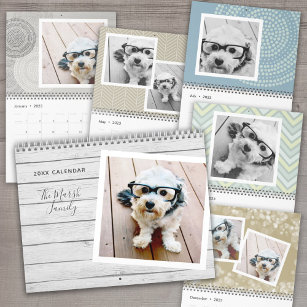 17 Photo Template Personalized - CAN CHANGE YEAR Calendar