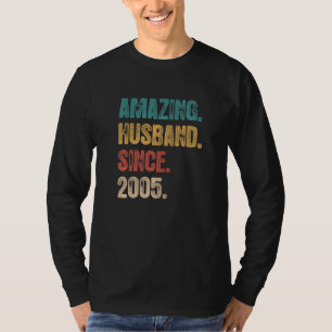 17 Wedding Aniversary For Him Amazing Husband Sin T-Shirt