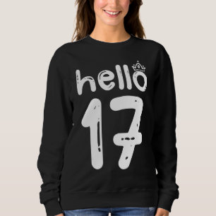 17 Year Old Boys Girls 17th Birthday Sweatshirt
