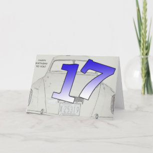 17th Birthday Card