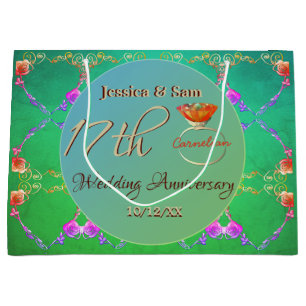 17th Carnelian Wedding Anniversary Gift Bag