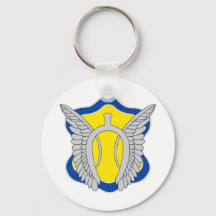 17th Cavalry Regiment Colour patch Keychain