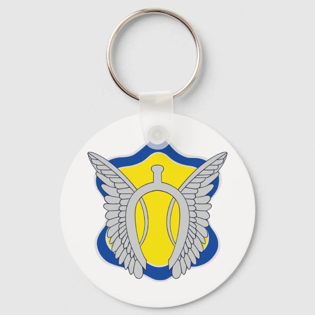 17th Cavalry Regiment Colour patch Keychain (Front)