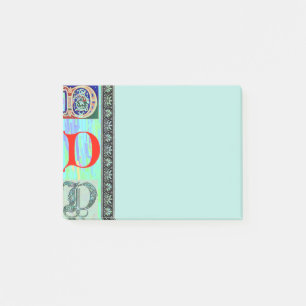 17th Century Letter D Post-it Notes