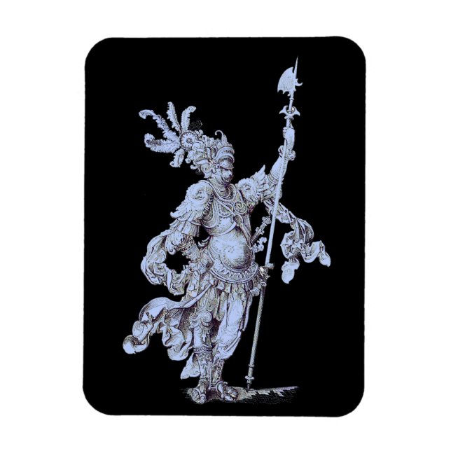 17th century soldier magnet (Vertical)