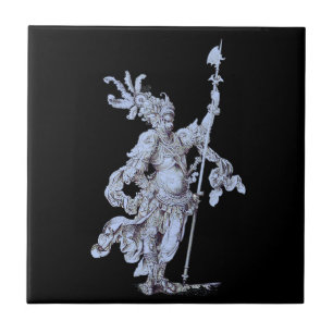 17th century soldier tile