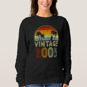 17th Vintage Birthday Idea For Boys And Girls Vint Sweatshirt