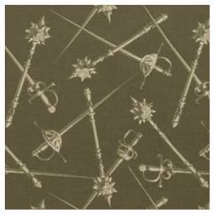 1800s Melee Weapons, Sepia Fabric