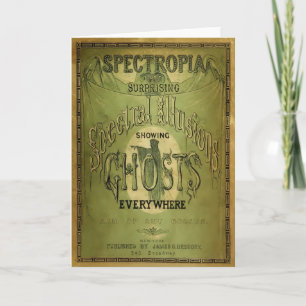 1800s Spectropia - A Study of Ghosts Card