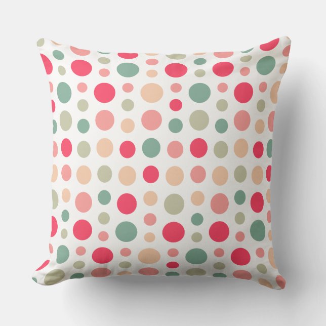 180115 - Colours 01 - on White Throw Pillow (Front)
