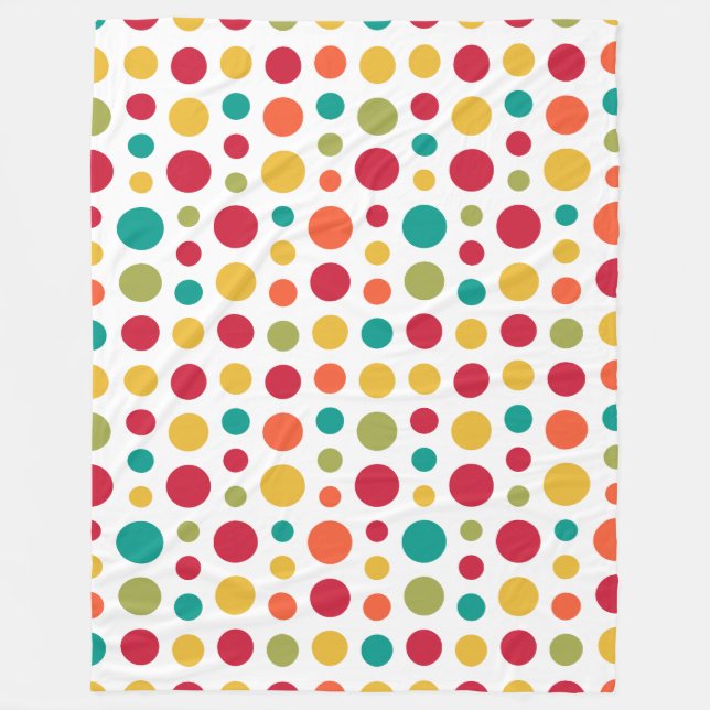 180115 v2 - Colours 02 - on White Fleece Blanket (Front)