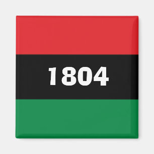 1804 Haiti Pan African Colours Magnet