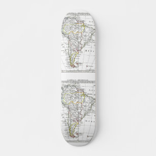 1806 Map - L'Amérique Méridionale Skateboard