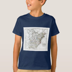 1806 Map - Les Etats Unis d'Amrique T-Shirt