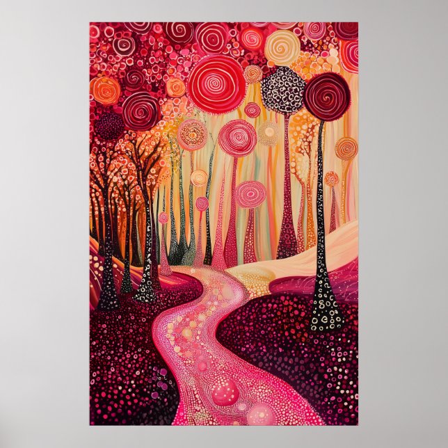 1808 Cosmic Surrealist Dreamscape Poster (Front)