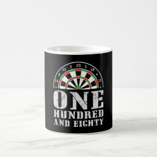 180 Darts Dart Dartboard Bullseye Arrow Funny Gift Coffee Mug