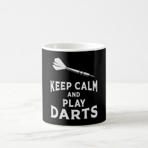 180 Darts Dart Dartboard Keep Calm Funny Gift Idea Coffee Mug