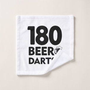 180 Days Beer And Darts Wash Cloth