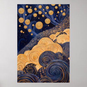 1810 Cosmic Surrealist Dreamscape Poster