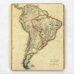 1817 Map of South America Mouse Pad