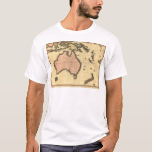 1818 Australasia  Map - Australia, New Zealand T-Shirt