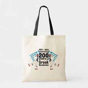 1821-2021 celebrating 200 years - Greek Revolution Tote Bag