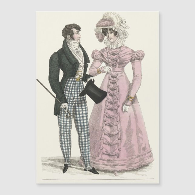 1823 Antique Wedding Man Woman Fashion (Front)