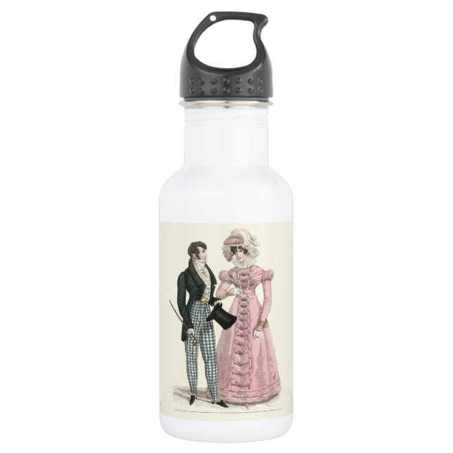 1823 Antique Wedding Man Woman Fashion 532 Ml Water Bottle (Front)