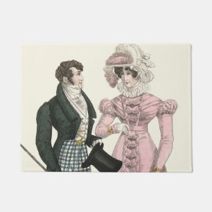 1823 Antique Wedding Man Woman Fashion Doormat