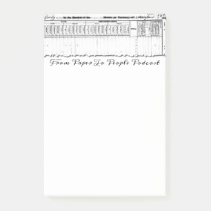 1830 Census FPPP Post-Its Post-it Notes