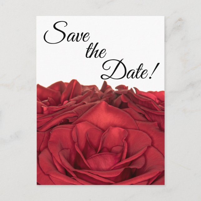 1840-Red Roses Postcard (Front)