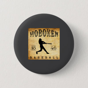 1846 Hoboken New Jersey Baseball 2 Inch Round Button