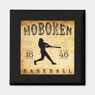 1846 Hoboken New Jersey Baseball Magnet