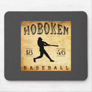 1846 Hoboken New Jersey Baseball Mouse Pad