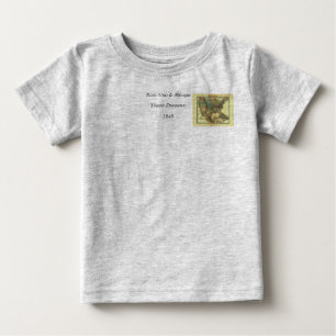 1848 Thunot Duvotenay Map:  Etats-Unis & Mexique Baby T-Shirt