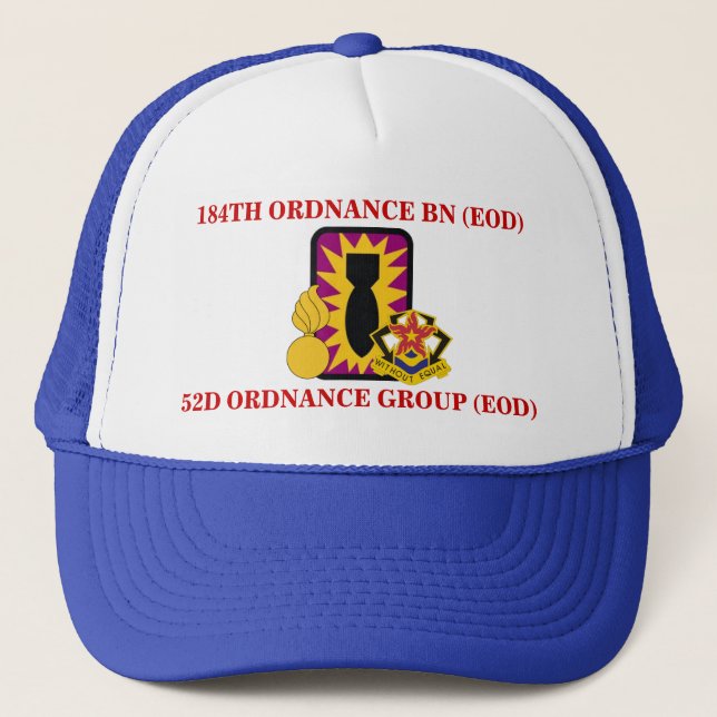 184TH CASQUETTE du BATAILLON d'ARTILLERIE (EOD) (Devant)
