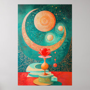 1851 Dreamlike Flow Poster