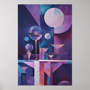 1852 Dreamlike Flow Poster