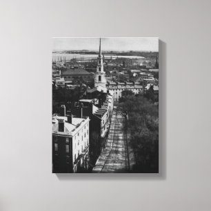 1859:  A view of Boston from the State House Canvas Print