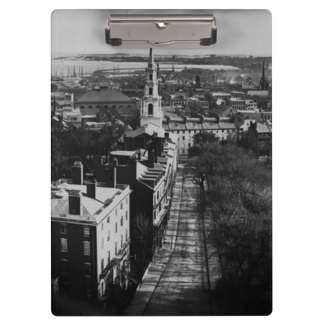 1859:  A view of Boston from the State House Clipboard (Front)