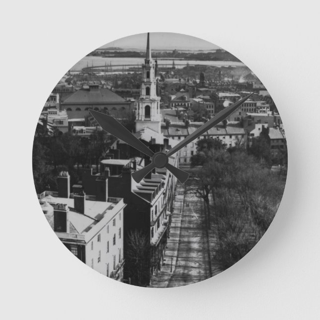 1859:  A view of Boston from the State House Round Clock (Front)