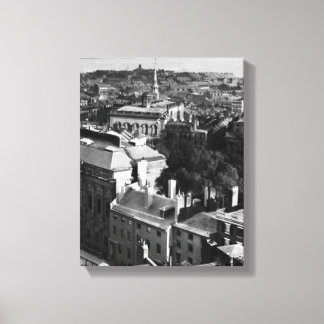 1859: A view of Boston looking south Canvas Print