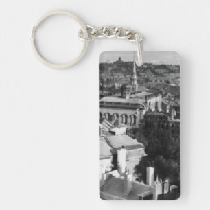 1859:  A view of Boston looking south Keychain