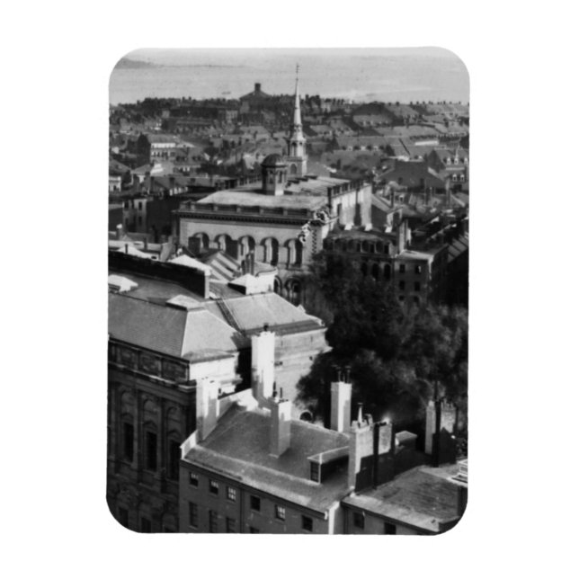 1859:  A view of Boston looking south Magnet (Vertical)