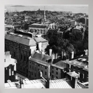 1859:  A view of Boston looking south Poster