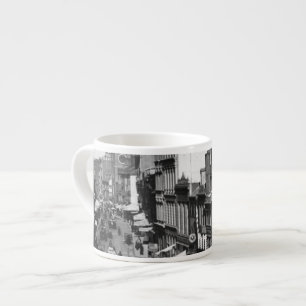 1859: Traffic and shops on Washington Street Espresso Cup