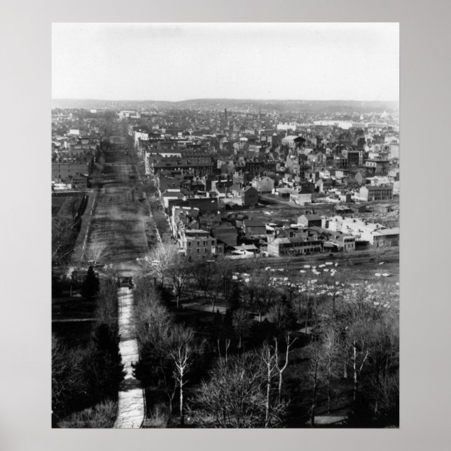 1859:  Washington, DC, the capital of the USA Poster (Front)